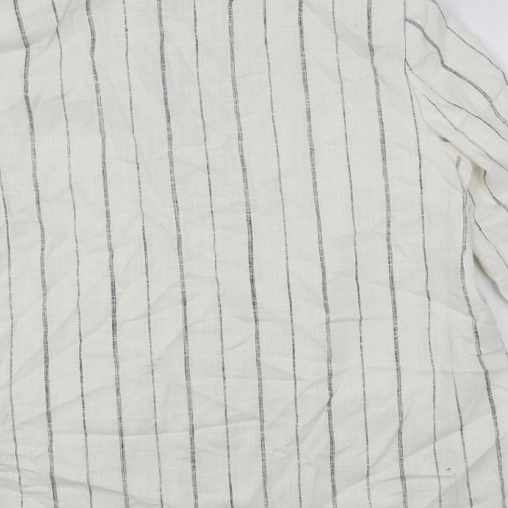 Womens UK Size 12 Marks and Spencer White Jacket