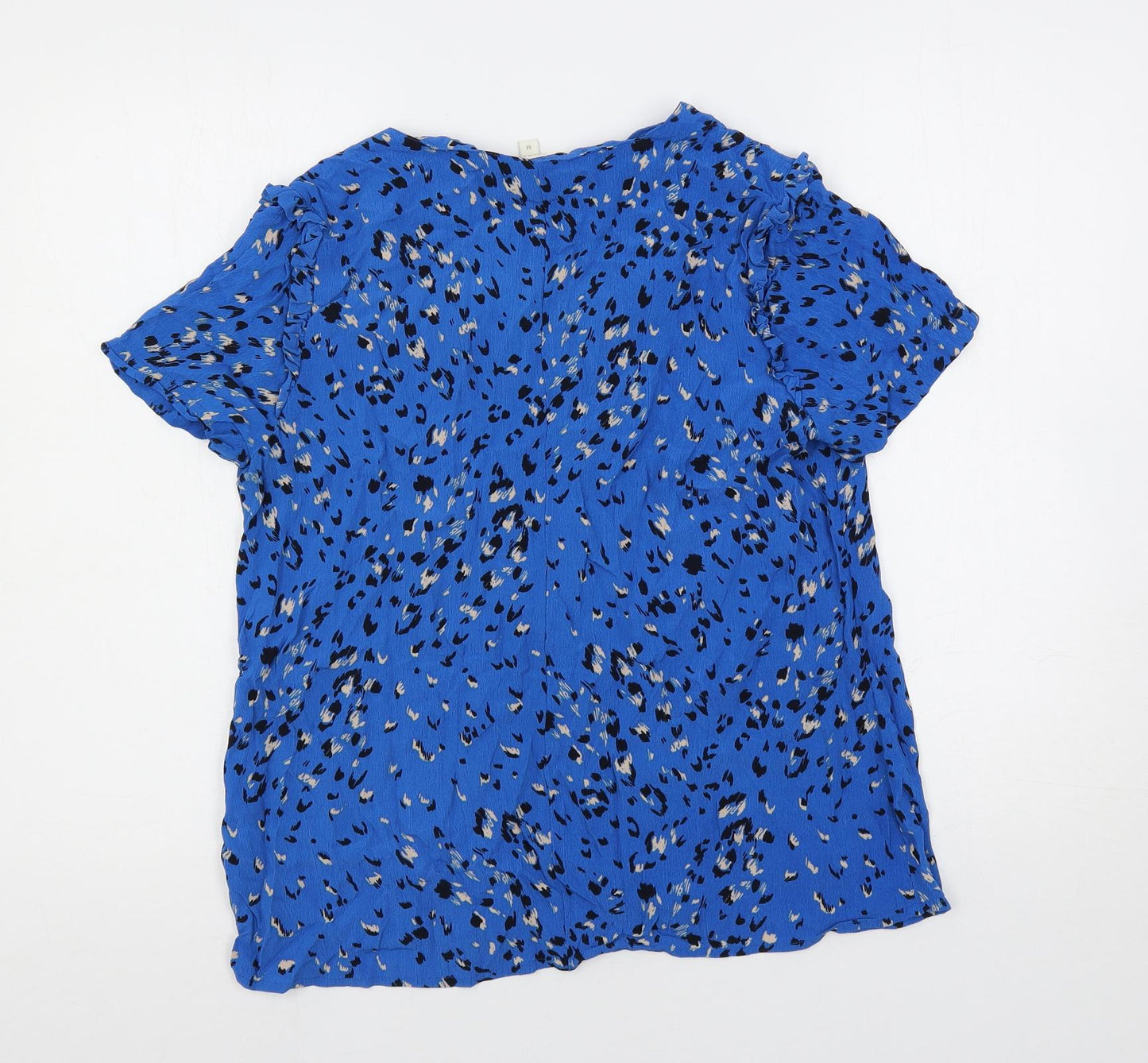 Womens UK Size M Monsoon Blue Basic Blouse