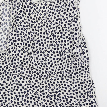 Womens UK Size 12 Marks and Spencer Ivory Basic Blouse