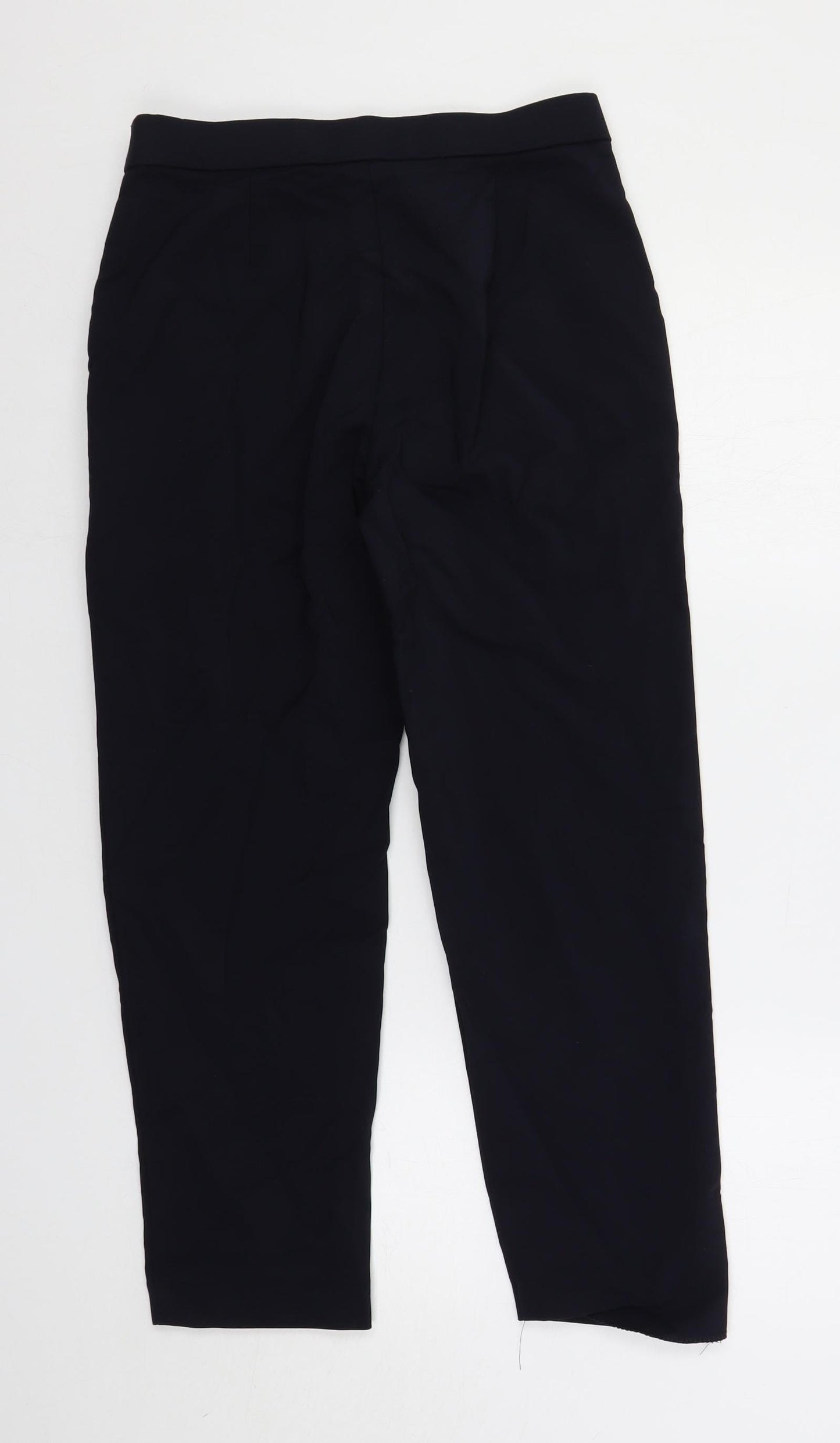 Womens UK Size 10 Marks and Spencer Regular Fit Dress Pants Blue Trousers