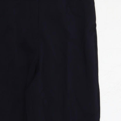 Womens UK Size 10 Marks and Spencer Regular Fit Dress Pants Blue Trousers