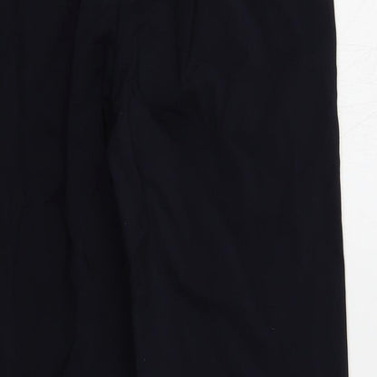 Womens UK Size 10 Marks and Spencer Regular Fit Dress Pants Blue Trousers