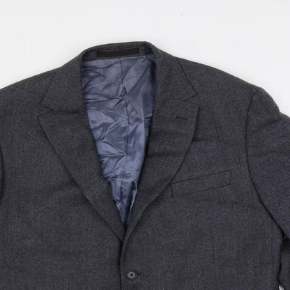 Mens UK Size 46 Marks and Spencer Regular Grey Suit Jacket