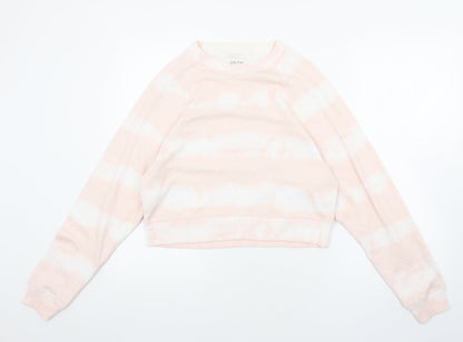 Womens UK Size XS Gilly Hicks Pink Pullover Sweatshirt