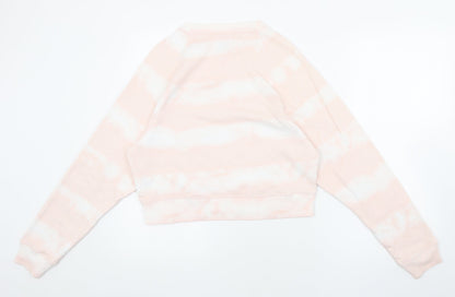 Womens UK Size XS Gilly Hicks Pink Pullover Sweatshirt