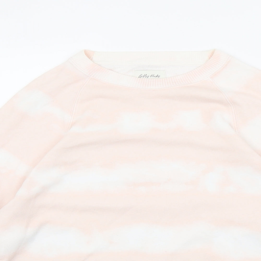 Womens UK Size XS Gilly Hicks Pink Pullover Sweatshirt
