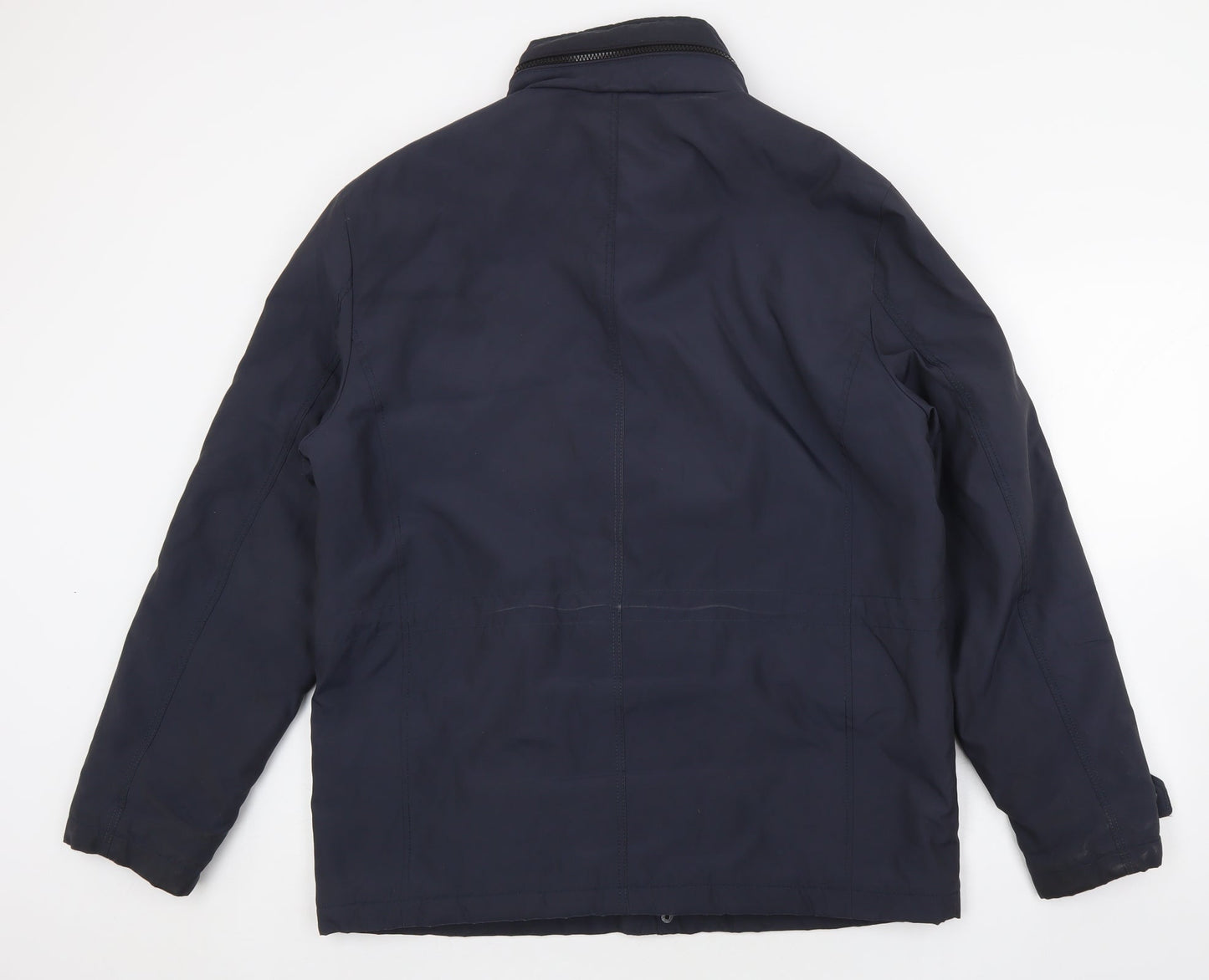 Mens UK Size L Marks and Spencer Blue Rain Coat