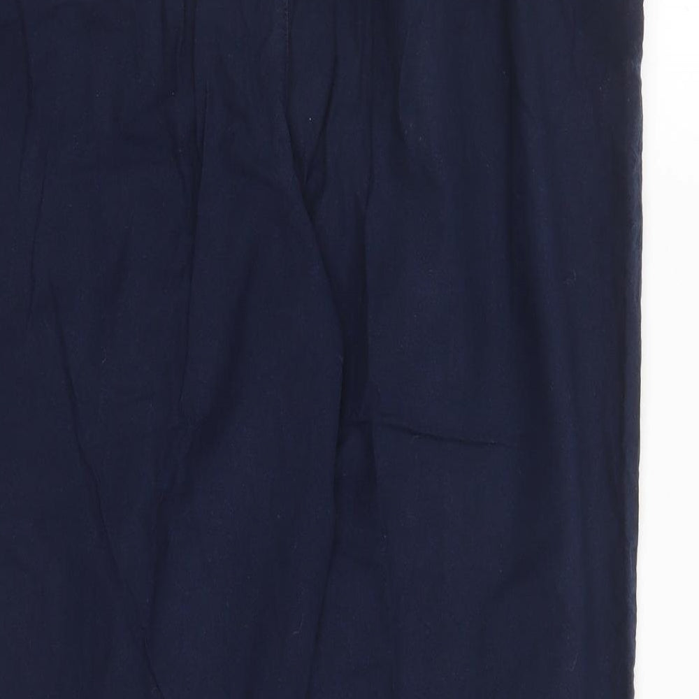 Womens UK Size 32 in EWM Regular Fit  Blue Trousers