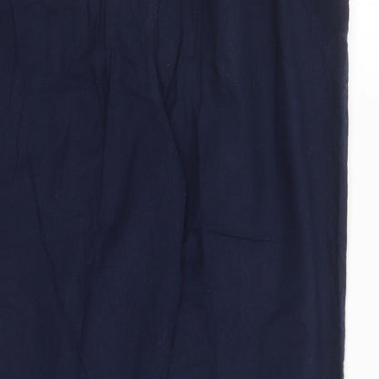 Womens UK Size 32 in EWM Regular Fit  Blue Trousers
