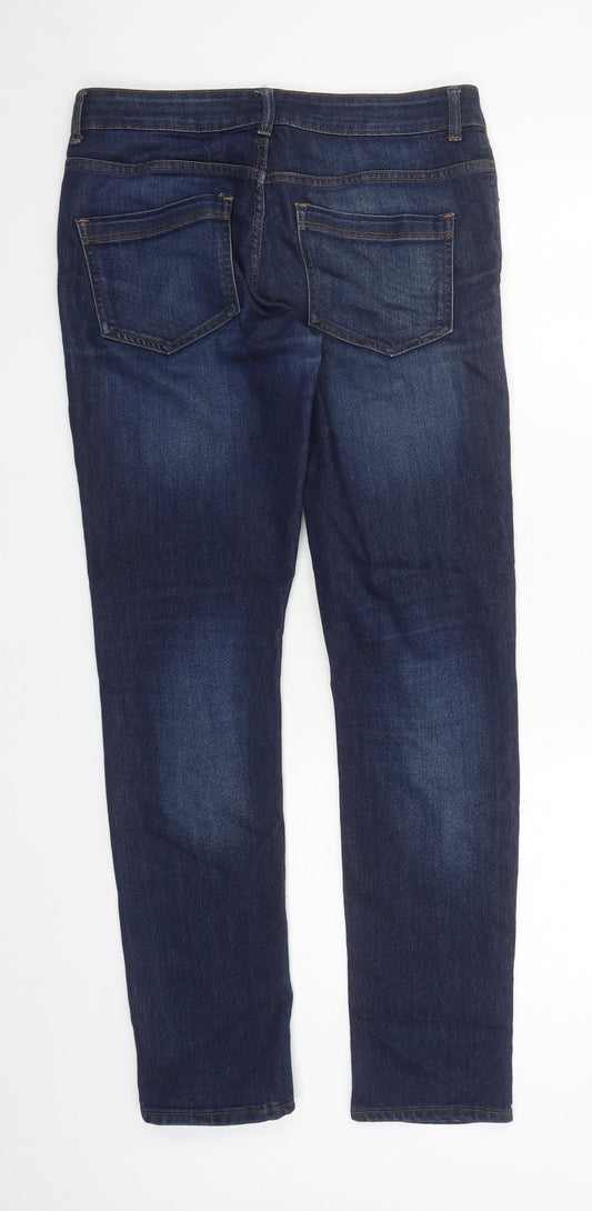 Denim & Co. Mens Blue Cotton Skinny Jeans Size 32 in L30 in Regular Zip