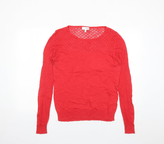 Womens UK Size 16 NEXT Red Pullover Jumper