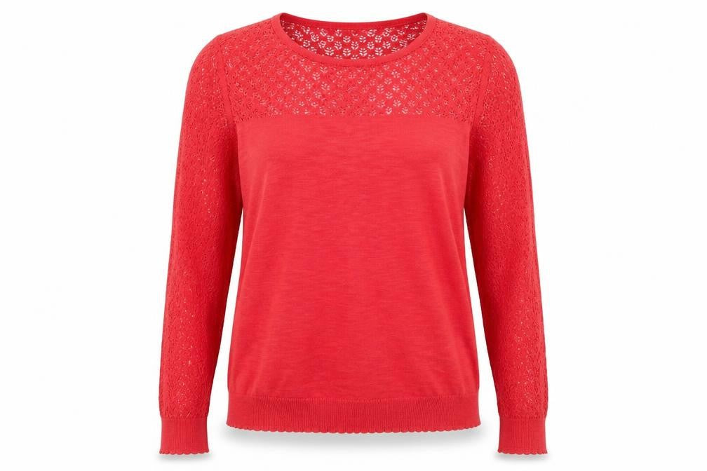Womens UK Size 16 NEXT Red Pullover Jumper