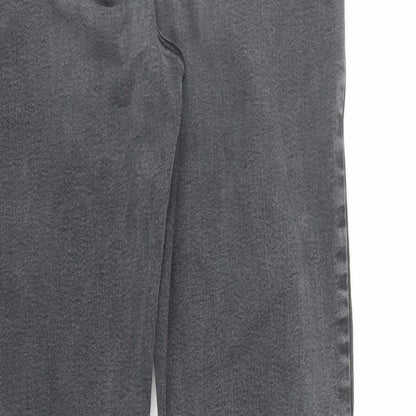 Denim & Co. Womens Black Cotton Skinny Jeans Size 12 L27 in Regular Zip