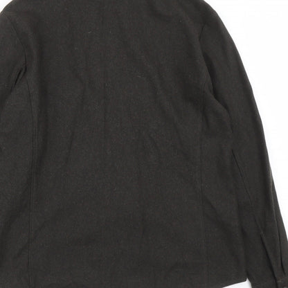 Esprit Womens Brown Jacket Size 14 Zip