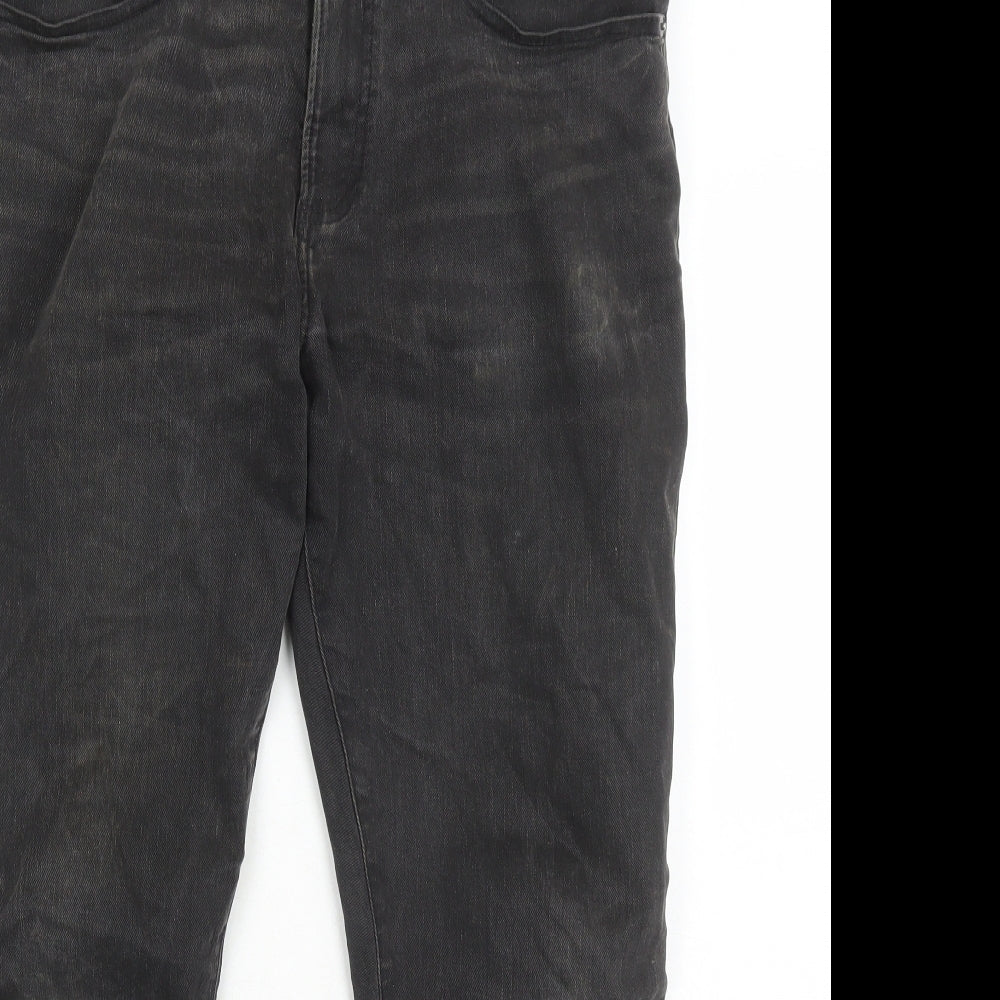 Gap Mens Black Cotton Skinny Jeans Size 34 in L28 in Regular Zip