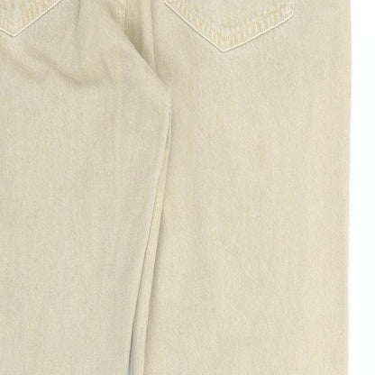 GANT Mens Beige Cotton Straight Jeans Size 40 in L31 in Regular Zip
