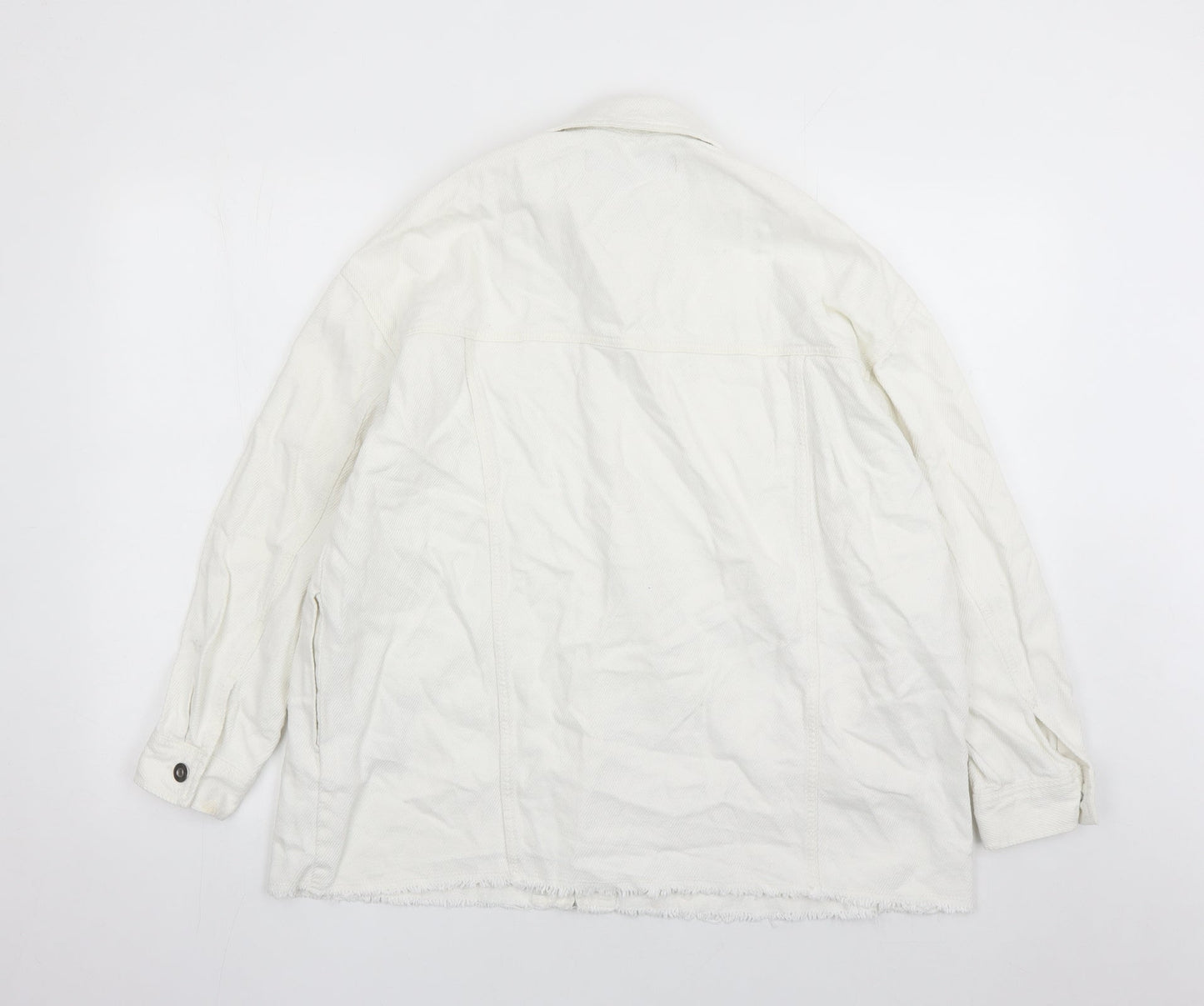 Womens UK Size XS Zara White Jacket