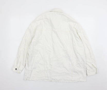 Womens UK Size XS Zara White Jacket