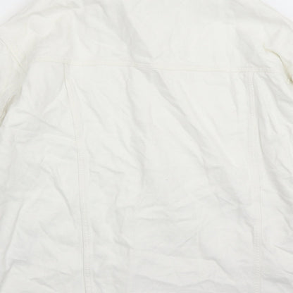 Womens UK Size XS Zara White Jacket