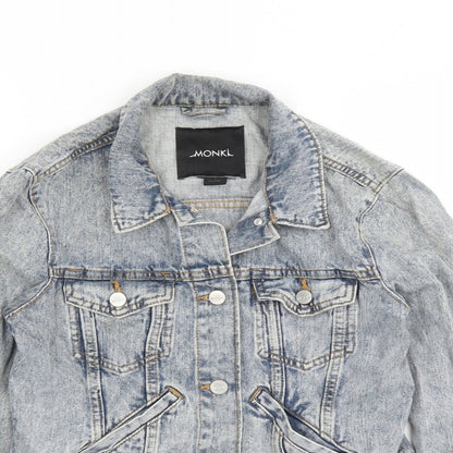 Womens UK Size S Monki Blue Jacket