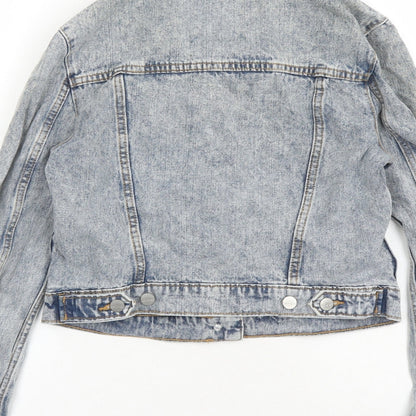 Womens UK Size S Monki Blue Jacket