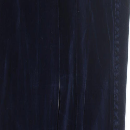 American Apparel Womens Blue Cotton Skinny Jeans Size L L30 in Regular Zip