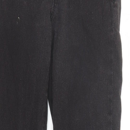 Denim & Co. Womens Black Cotton Skinny Jeans Size 10 L29 in Regular Zip