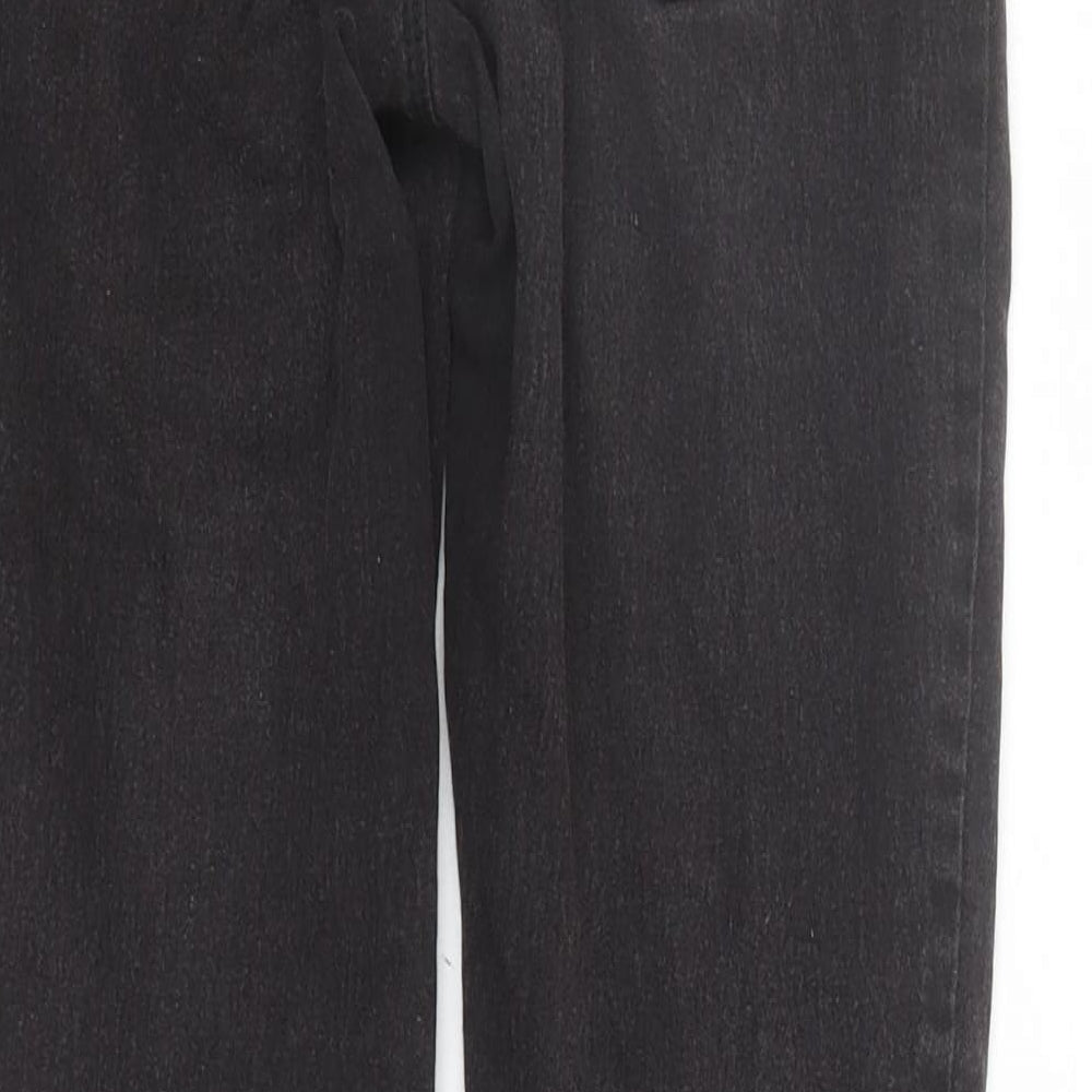 Denim & Co. Womens Black Cotton Skinny Jeans Size 10 L29 in Regular Zip