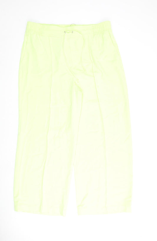 Womens UK Size 18 Marks and Spencer Regular Fit  Green Trousers