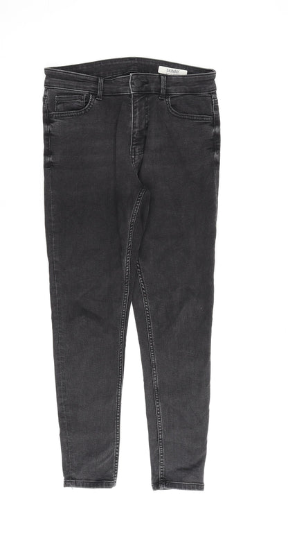 Womens UK Size 10 Marks and Spencer Regular Fit Skinny Grey Jeans