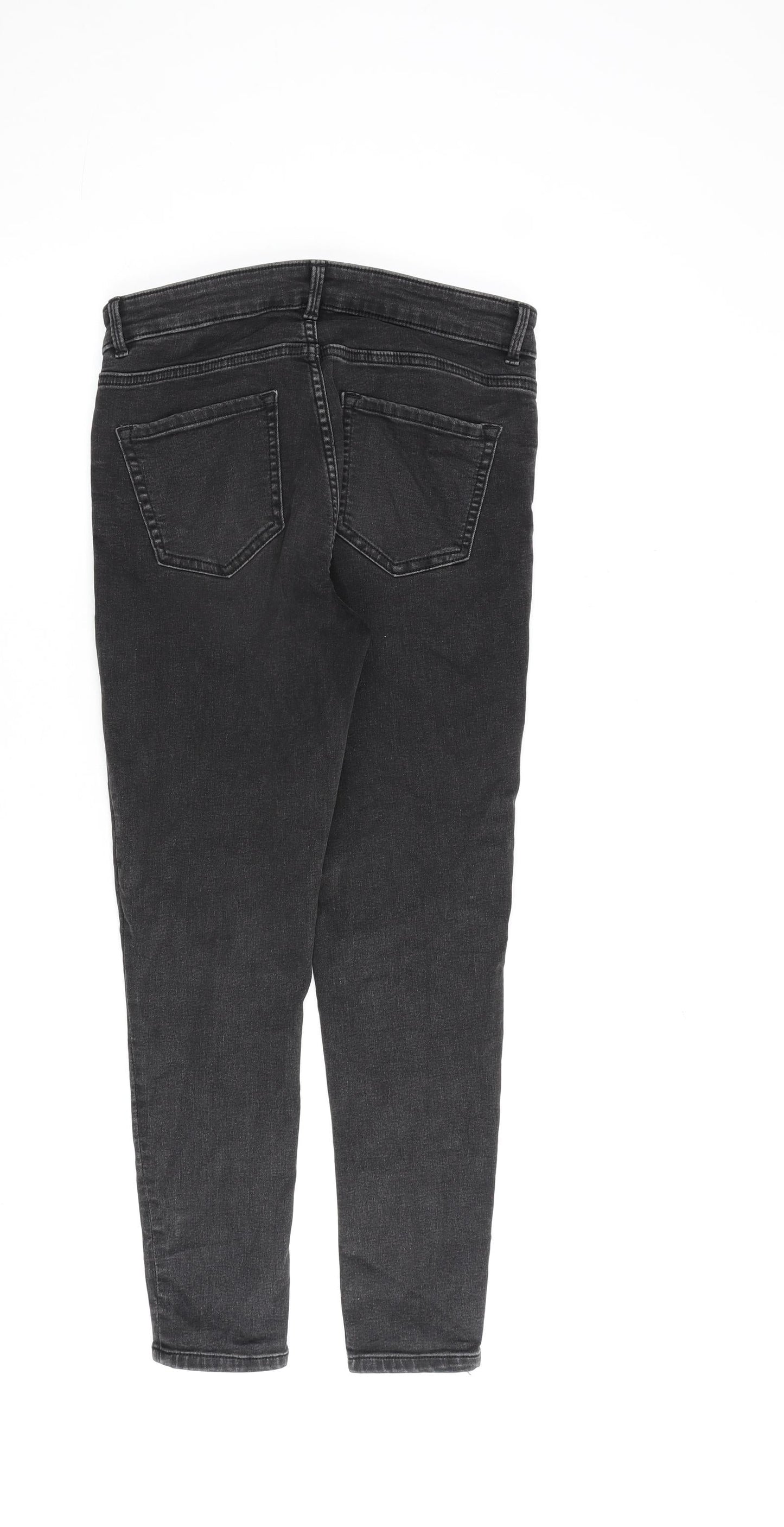 Womens UK Size 10 Marks and Spencer Regular Fit Skinny Grey Jeans