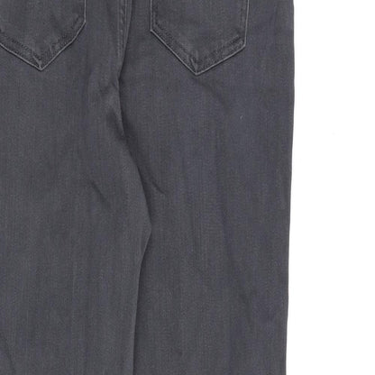 Womens UK Size 12 Marks and Spencer Regular Fit Straight Grey Jeans