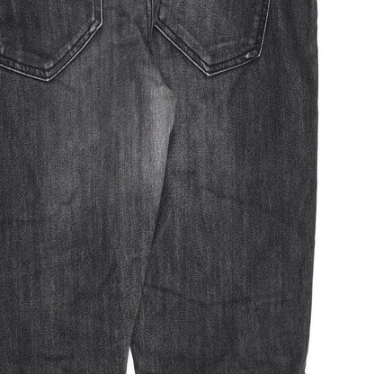 Denim & Co. Mens Grey Cotton Skinny Jeans Size 36 in L30 in Extra-Slim Zip