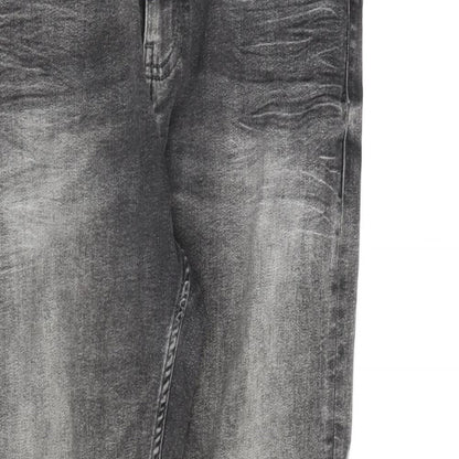 Womens UK Size 10 Marks and Spencer Regular Fit Skinny Grey Jeans