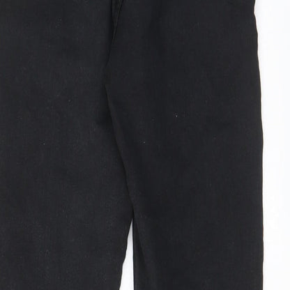 Topshop Womens Black Cotton Skinny Jeans Size 26 in L30 in Regular Zip - Pockets