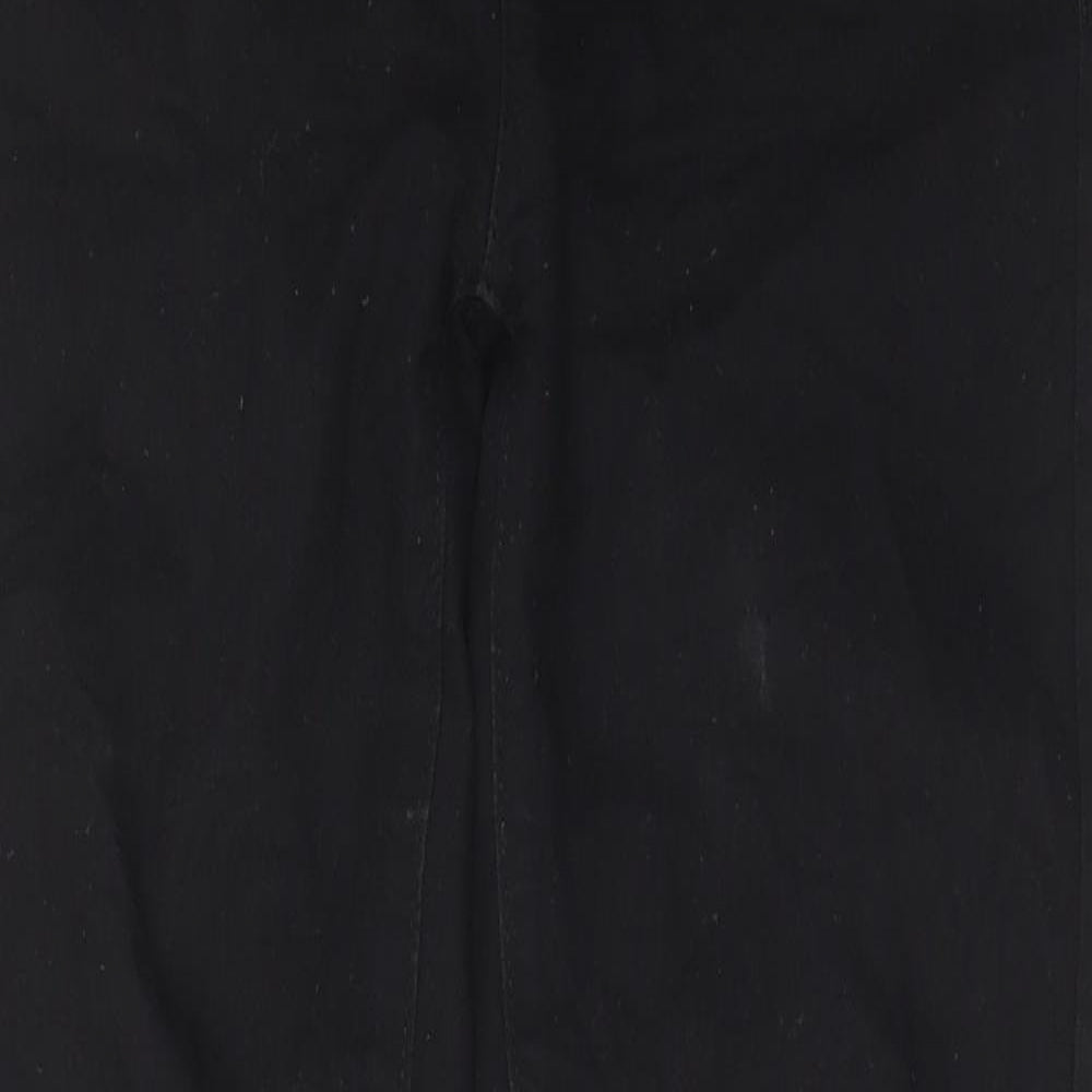 Denim & Co. Womens Black Cotton Skinny Jeans Size 10 L27 in Regular