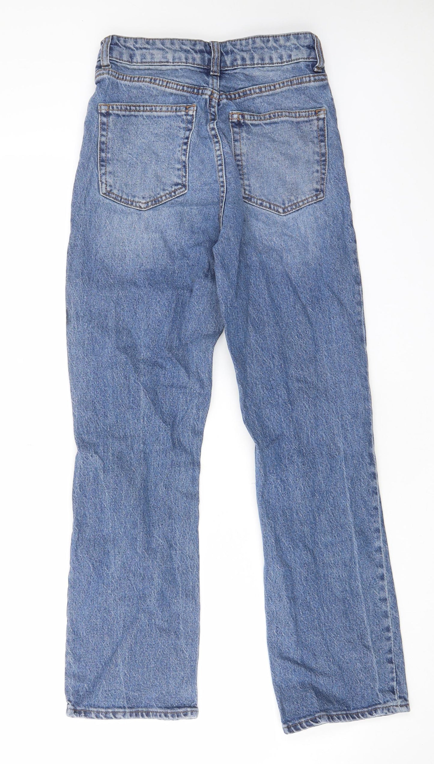 Womens UK Size 6 H&M Regular Fit Straight Blue Jeans