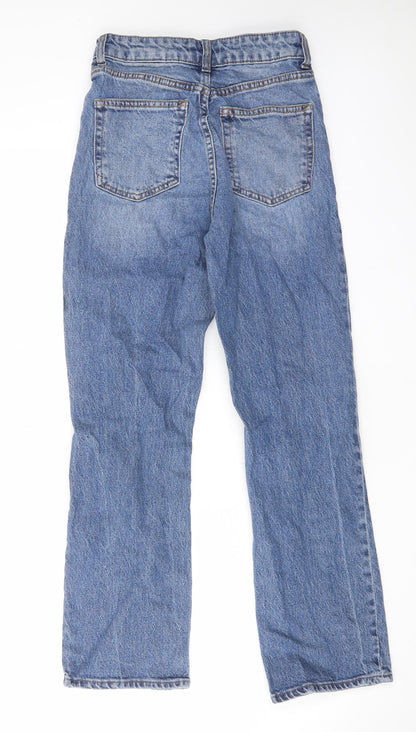 Womens UK Size 6 H&M Regular Fit Straight Blue Jeans