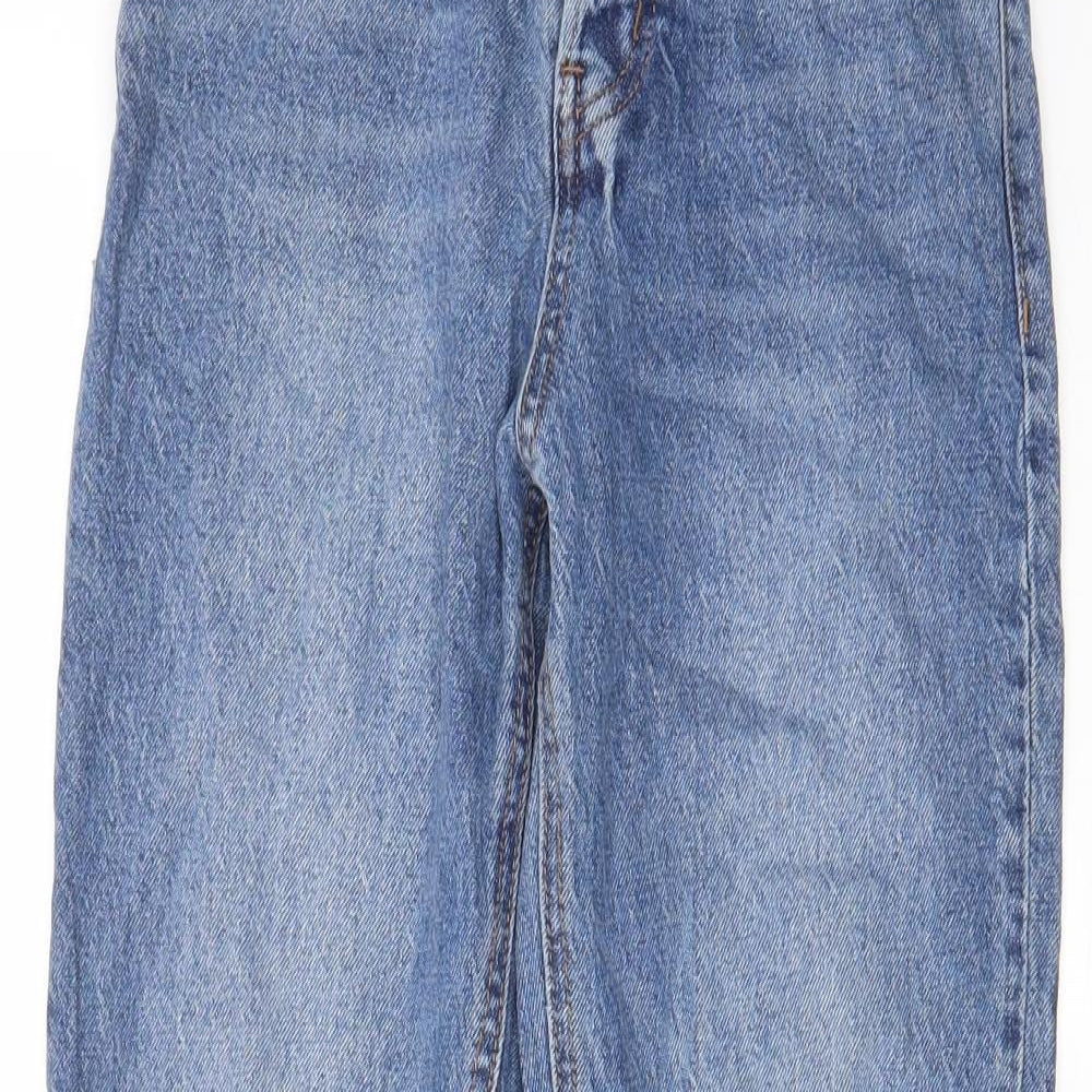 Womens UK Size 6 H&M Regular Fit Straight Blue Jeans