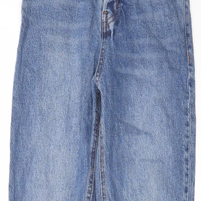 Womens UK Size 6 H&M Regular Fit Straight Blue Jeans