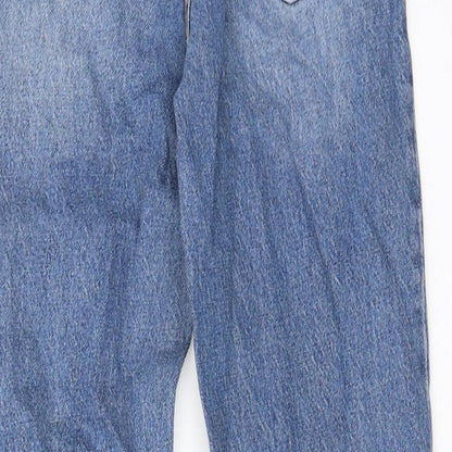 Womens UK Size 6 H&M Regular Fit Straight Blue Jeans