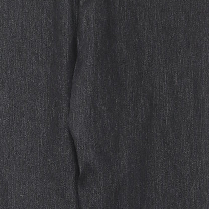 Womens UK Size XL Jeans Regular Fit Skinny Black Jeans