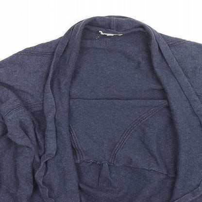 Old Khaki Womens Blue V-Neck Cotton Cardigan Jumper Size S