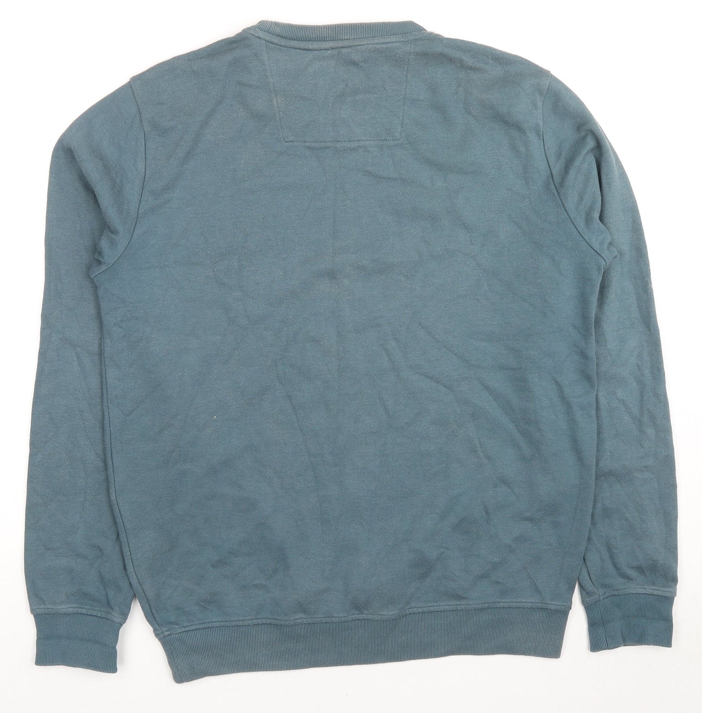 Mens UK Size S Crew Clothing Blue Pullover Sweatshirt