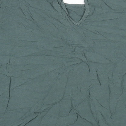 Womens UK Size 10 Topshop Grey Basic Blouse