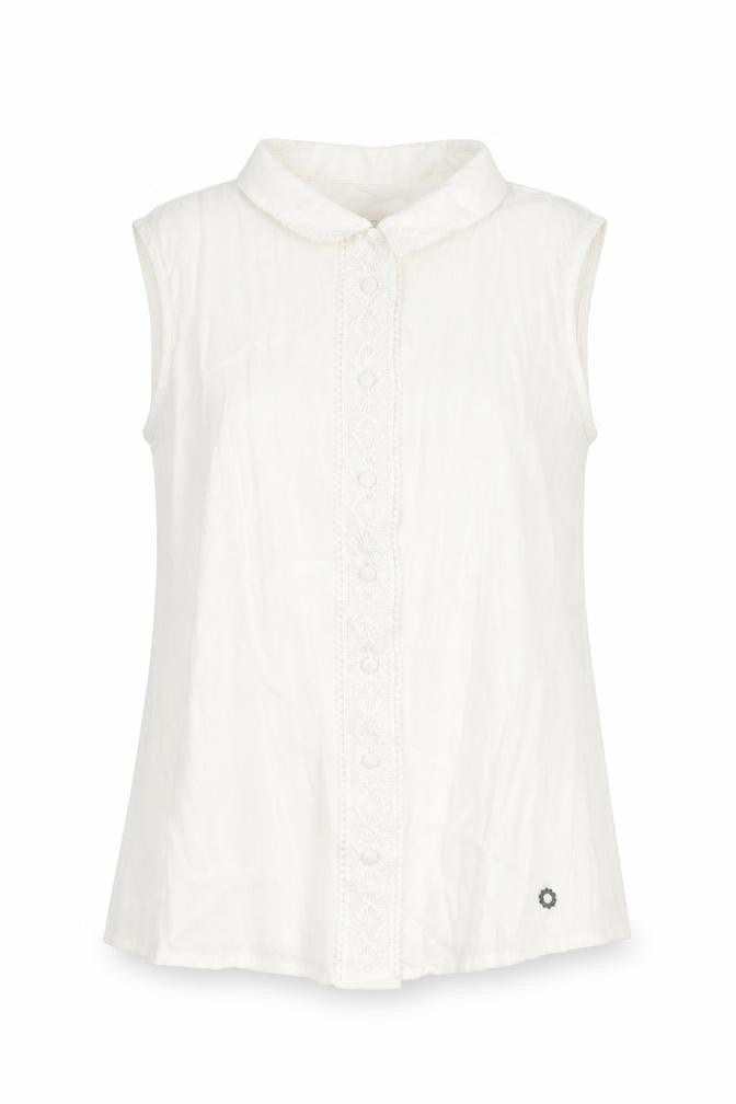 Womens UK Size 12 Nümph White Basic Blouse