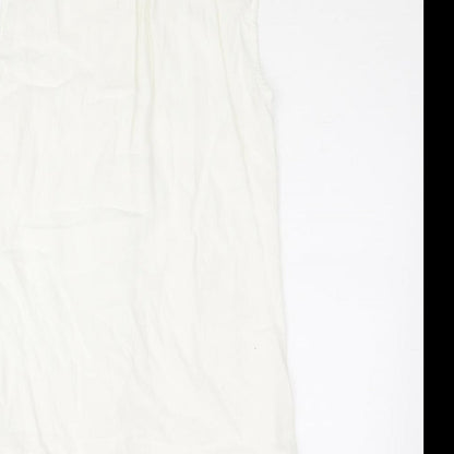Womens UK Size 12 Nümph White Basic Blouse