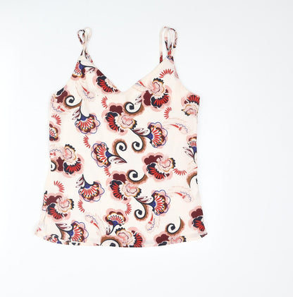 Womens UK Size 6 Marks and Spencer Multicoloured Basic Tank