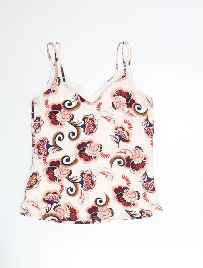 Womens UK Size 6 Marks and Spencer Multicoloured Basic Tank