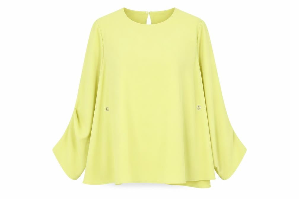 Womens UK Size 10 Autograph Green Basic Blouse